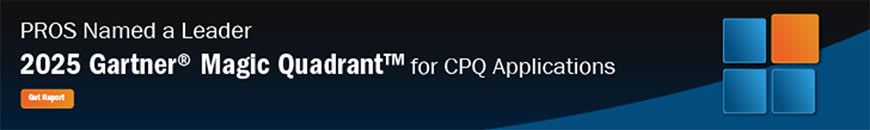 PROS Named a Leader 2025 Gartner Magic Quadrant