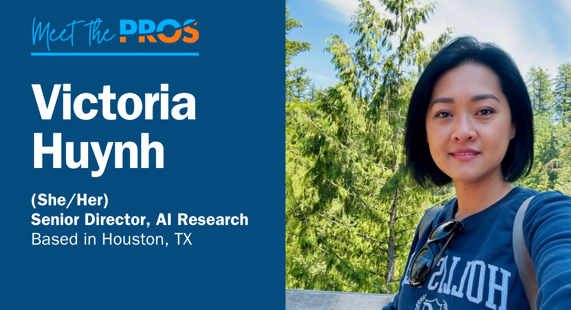 Victoria Huynh,Senior Director, AI Research at PROS, headshot