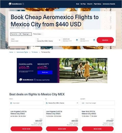 AeroMexico Example Image