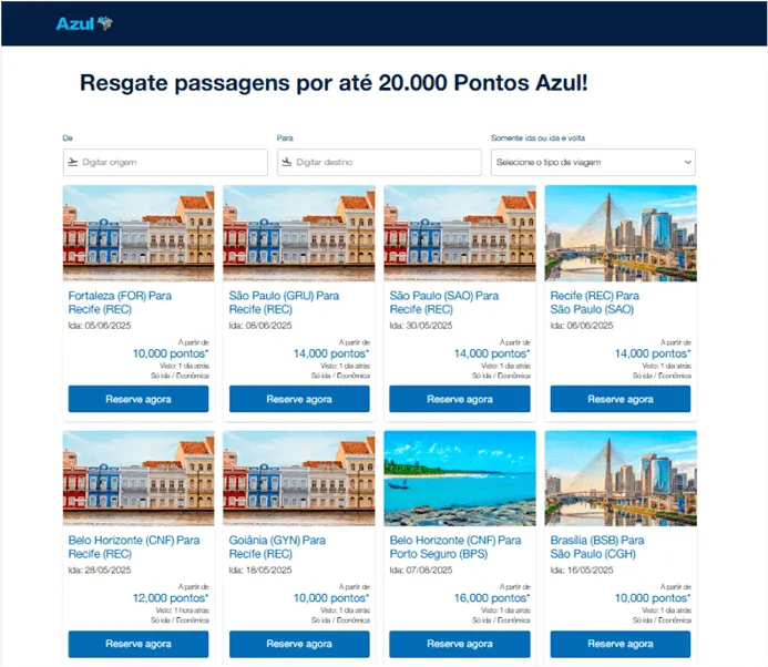 Azul Airlines Example Image