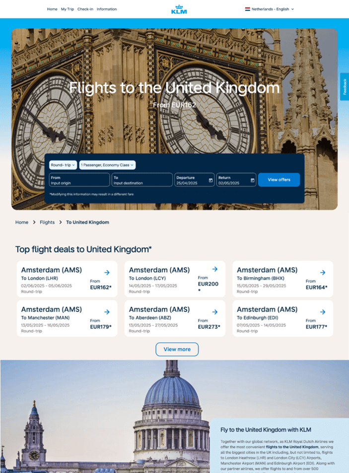 KLM Example Image