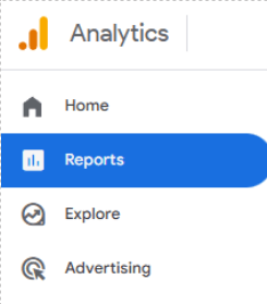 Reports section GA4