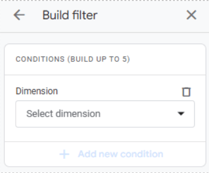 Select Dimension GA4