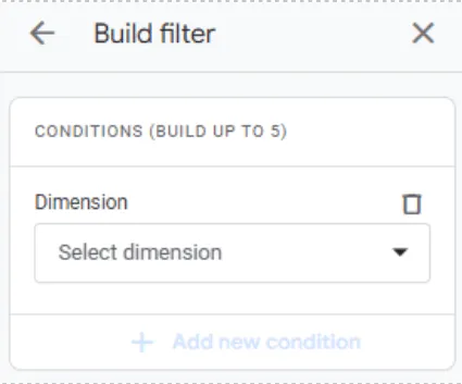 Select Dimension GA4