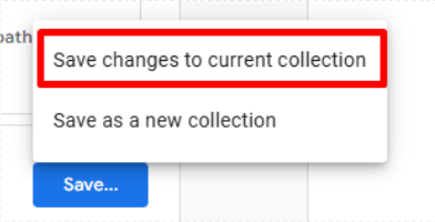 Save changes GA4