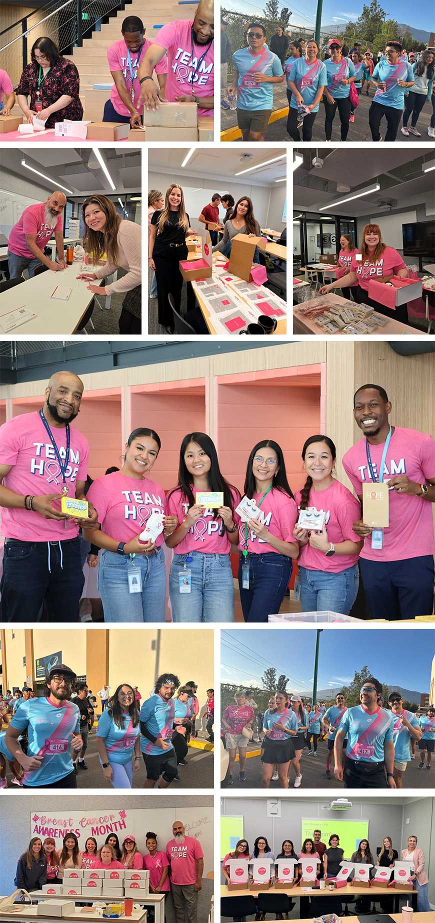 Breast Cancer Awareness Month Collage
