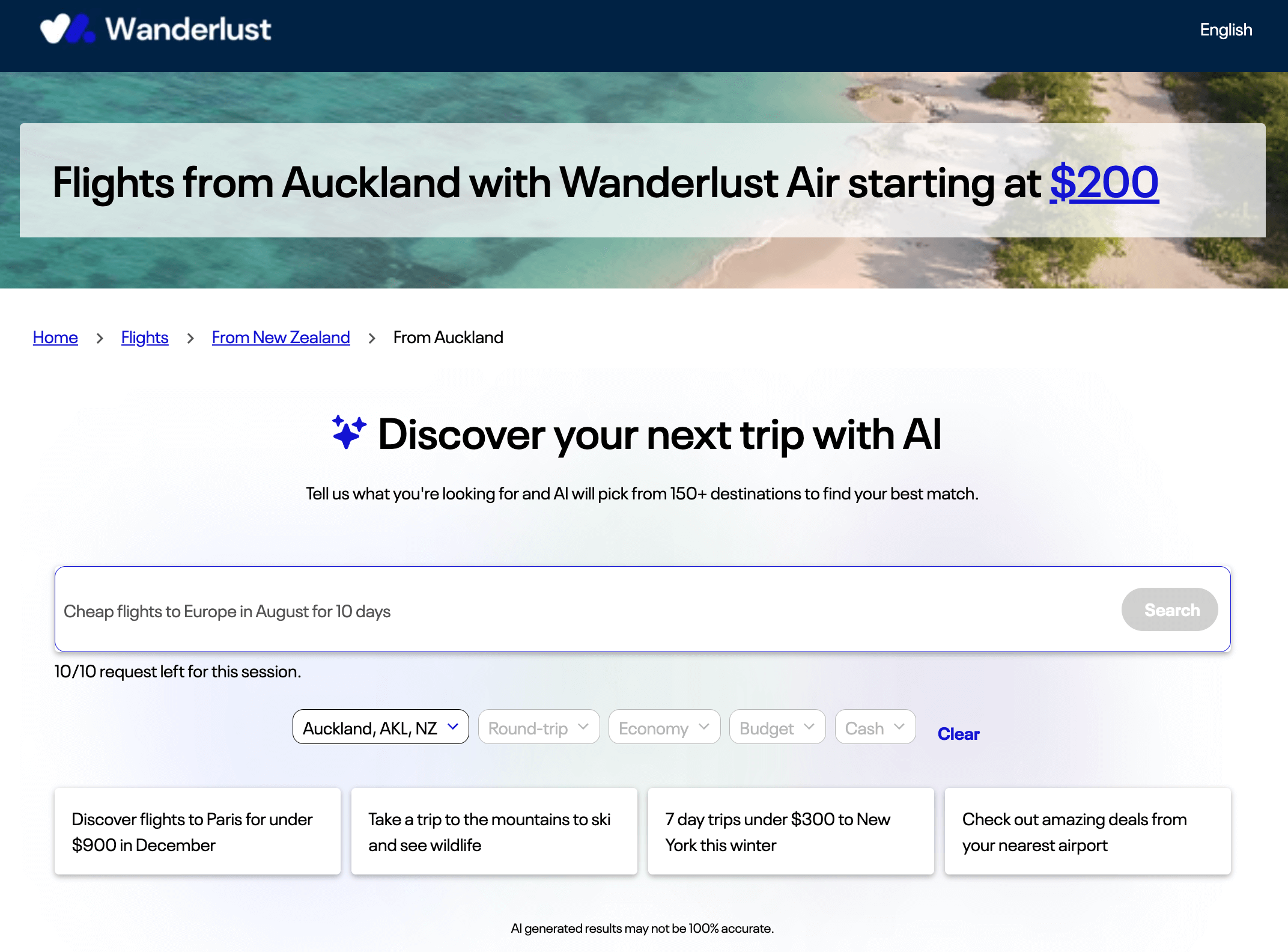 Fare Finder Agent Example