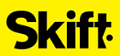 Skift yellow background logo with black letters