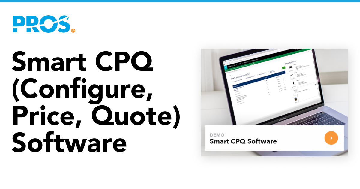 CPQ Software - Configure Price Quote Solutions | PROS