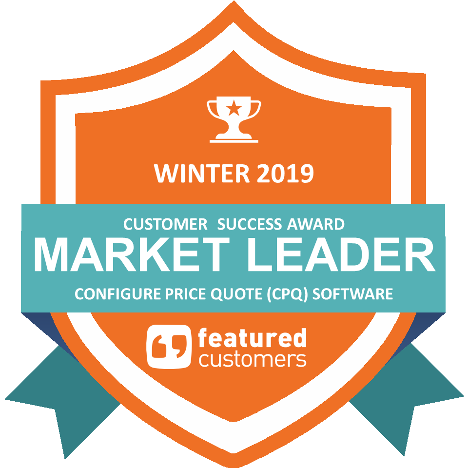 Market Leader in the FeaturedCustomer’s Winter 2019 Customer Success Report for the CPQ Software Category