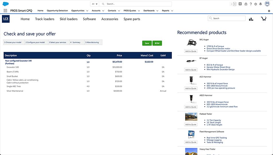 Subscription Management Demo, Sales Cloud