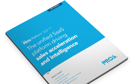 PROS Platform sales acceleration solution brief cover image