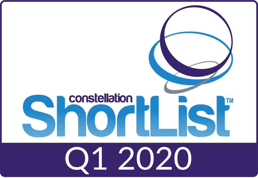 Constellation ShortList™ for CPQ 2020 award badge