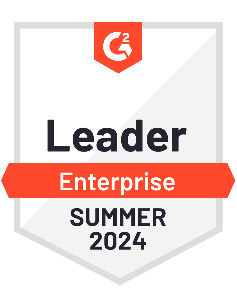 G2 Enterprise Pricing Leader Badge Summer 2024