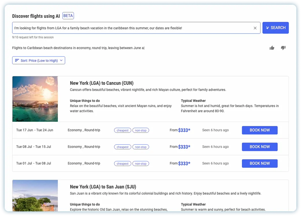 PROS fare finder